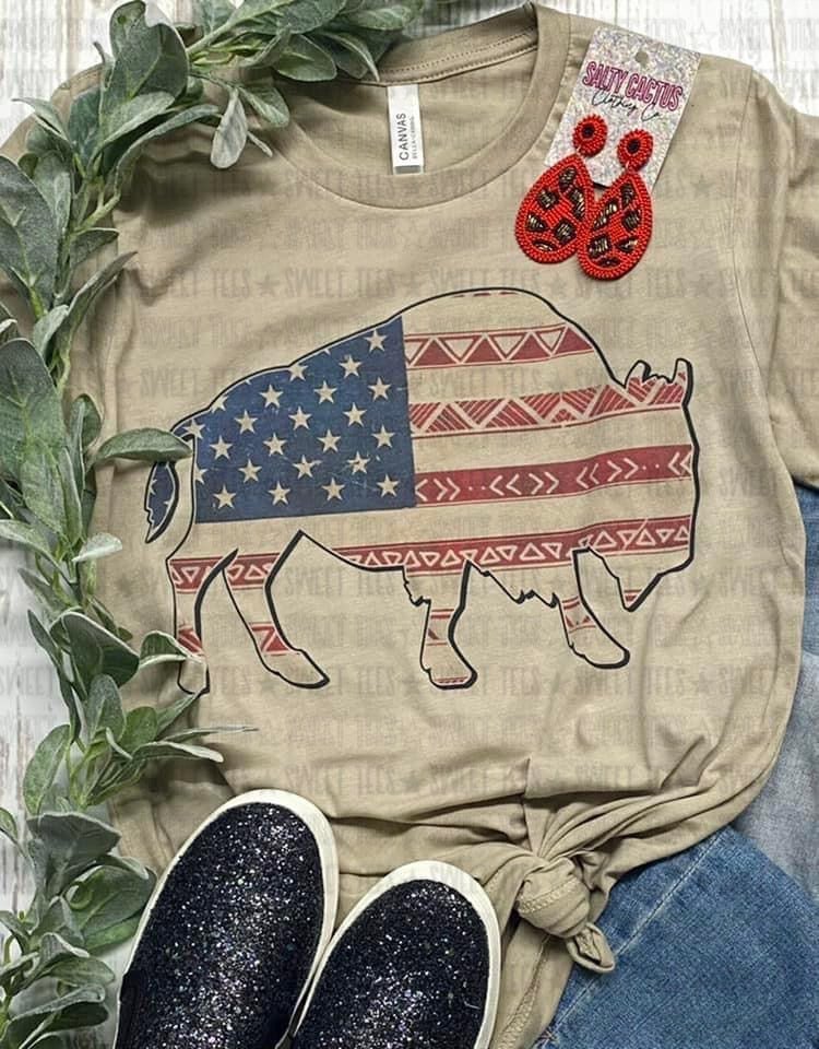 American Buffalo tee