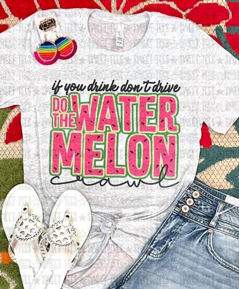 Watermelon Crawl tee