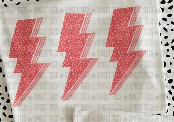 Leopard Bolt Trio tee