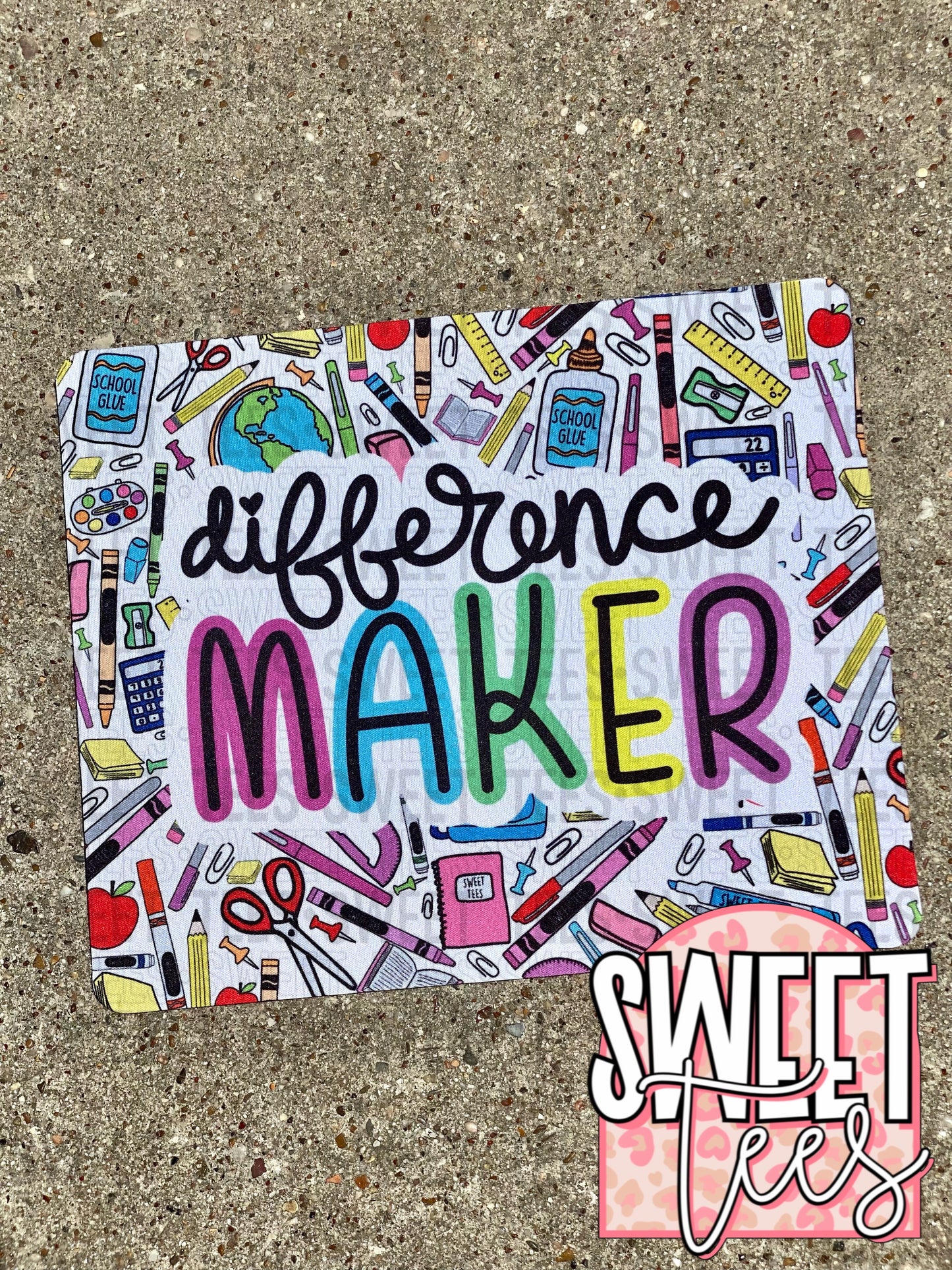 Difference Maker - Teacher Mousepad