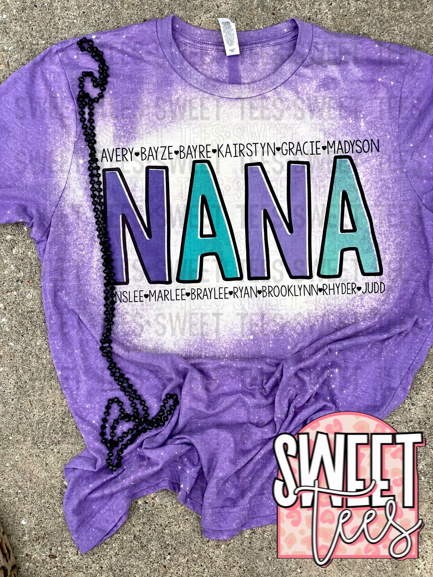 Custom Name + Children Names tee