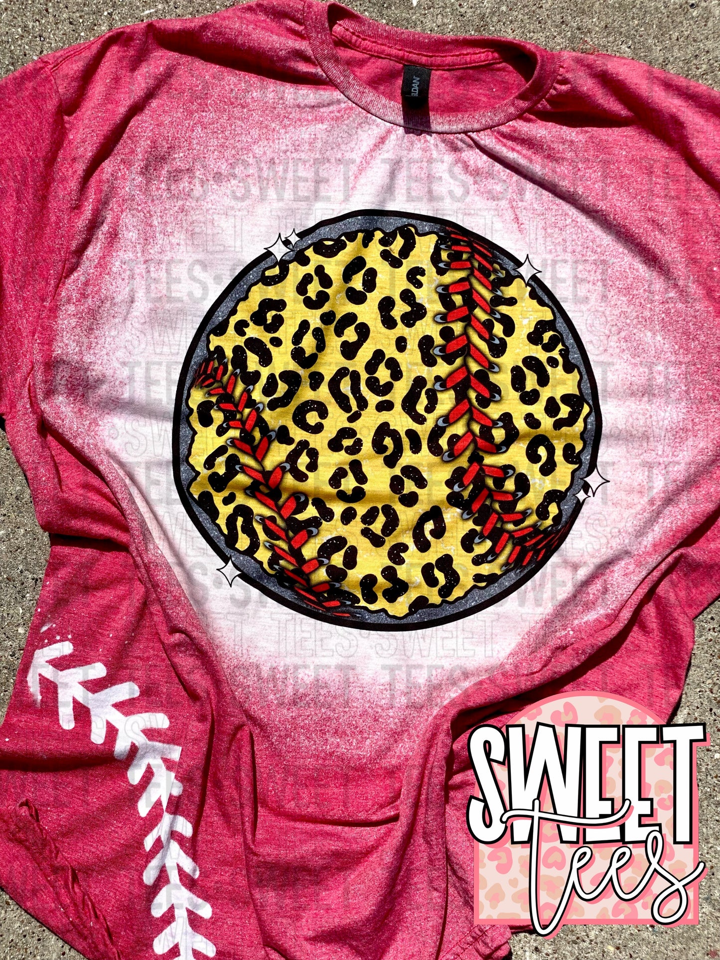 Leopard Softball tee
