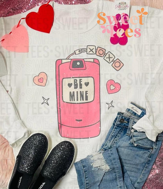 Be Mine Flip Phone Sweatshirt
