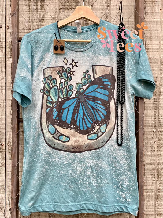Butterfly Horseshoe tee