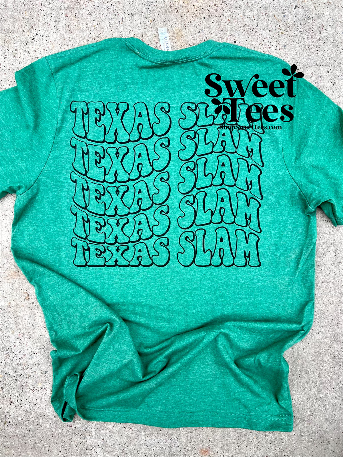 Texas Slam Retro Wave Pocket tee
