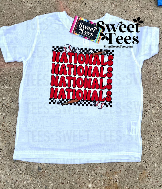 Nationals Checker tee