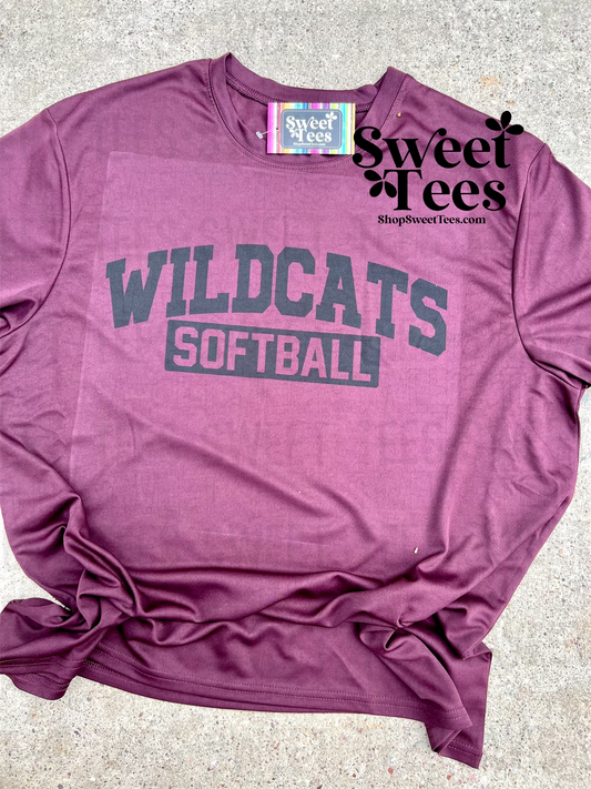Onalaska Wildcats Softball Drifit tee
