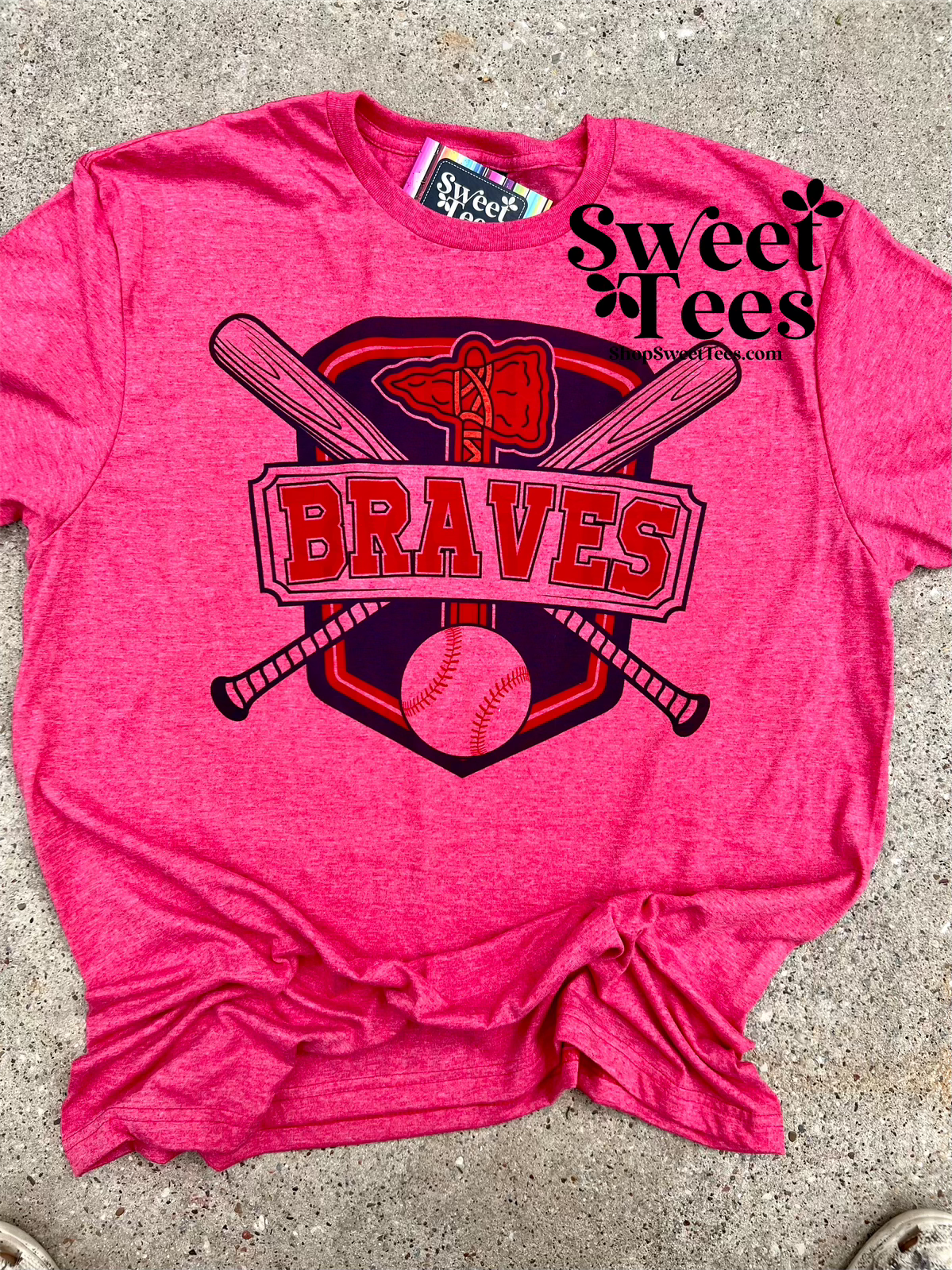Braves Baseball Shield tee