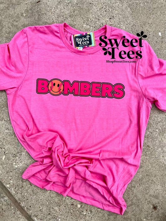 Bombers Smile Letter tee