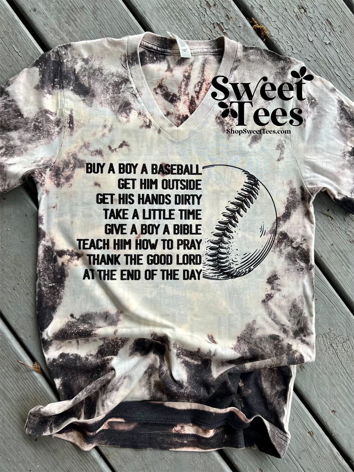 If You Give a Boy a Baseball tee