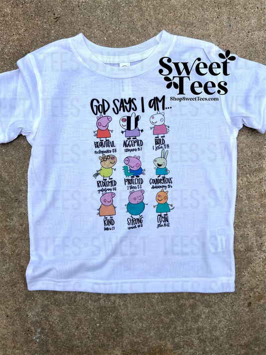 God Says tee - Peppa