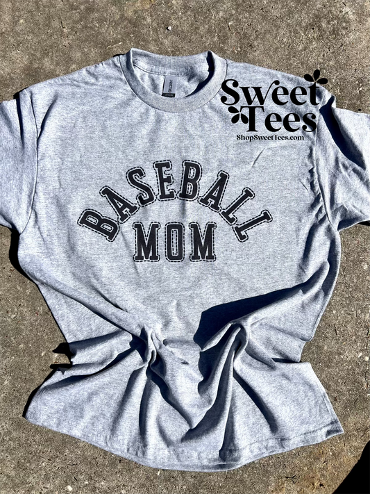Baseball Mom Stitch tee