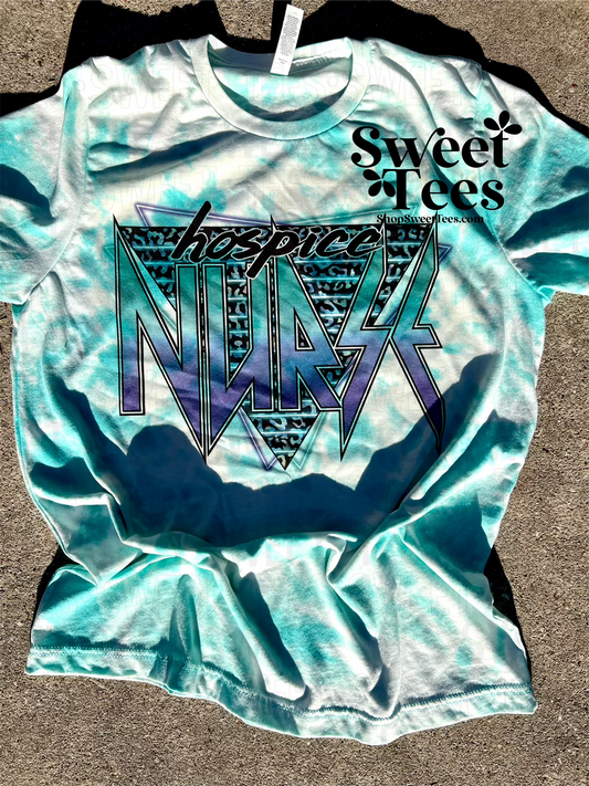 Hospice Nurse 90s Acid Wash tee