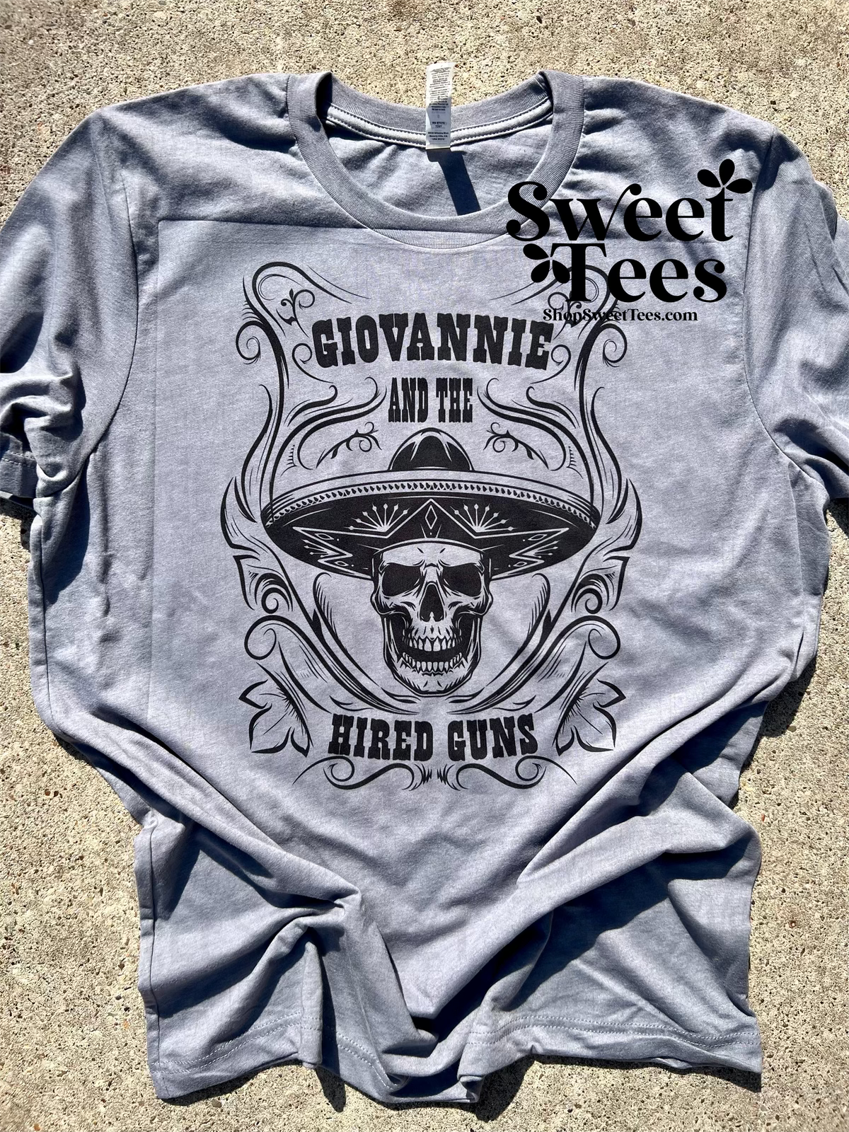 Giovannie and The Hired Guns Whiskey tee