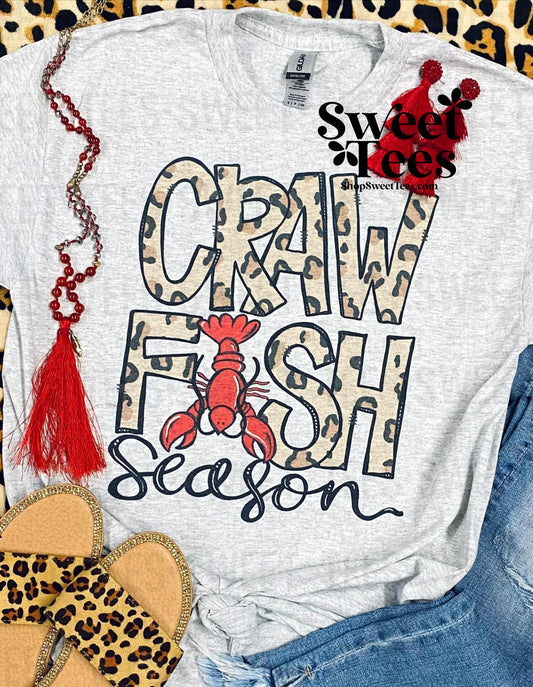 Crawfish Season Leopard tee