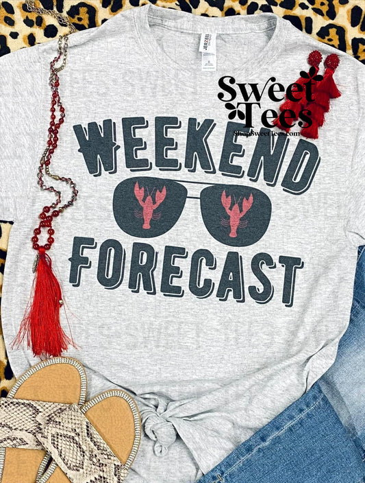 Weekend Forecast Crawfish tee