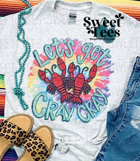 Crawfish TieDye tee