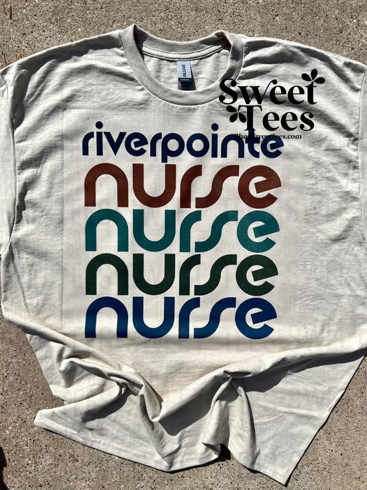 Custom 70s Retro Nurse tee
