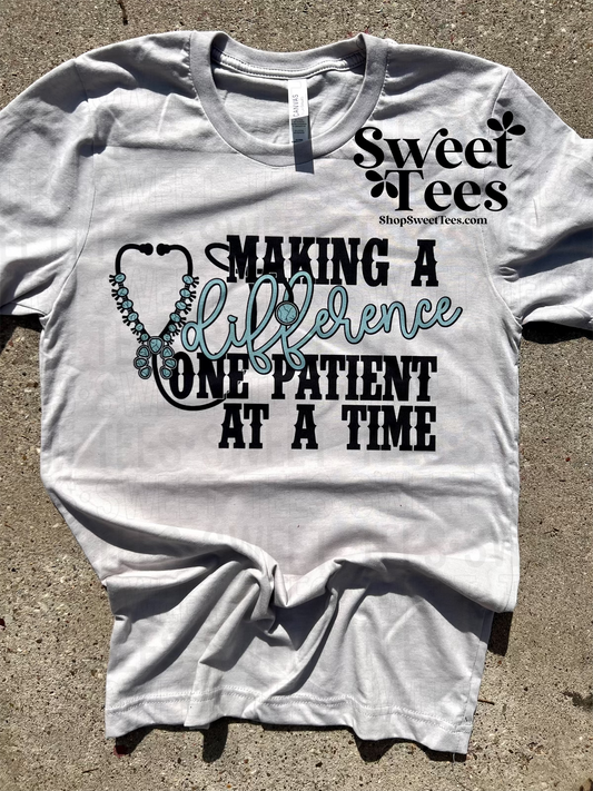 Turquoise Nurse tee
