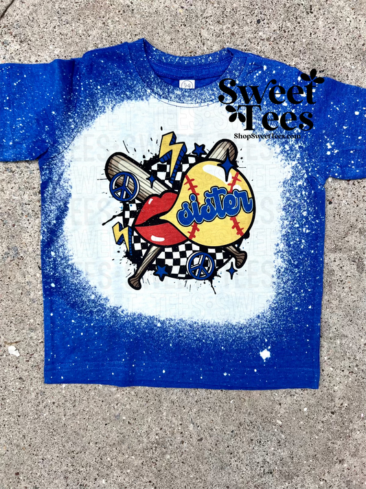 Softball Sister Bubblegum tee