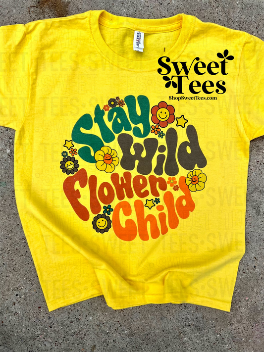 Stay Wild Flower Child tee