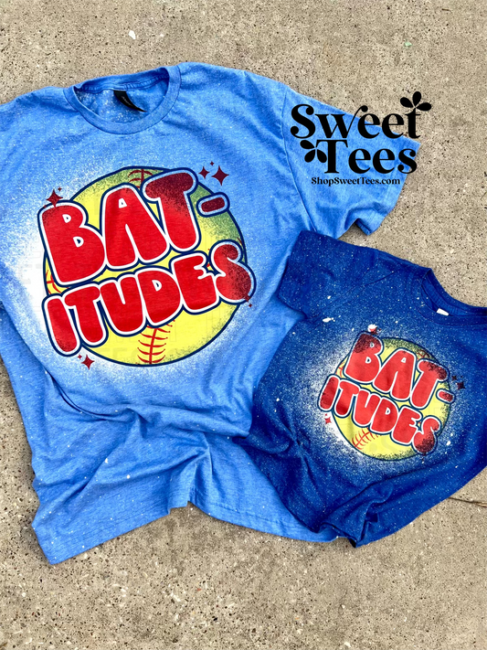 Bat-itudes Retro Softball tee