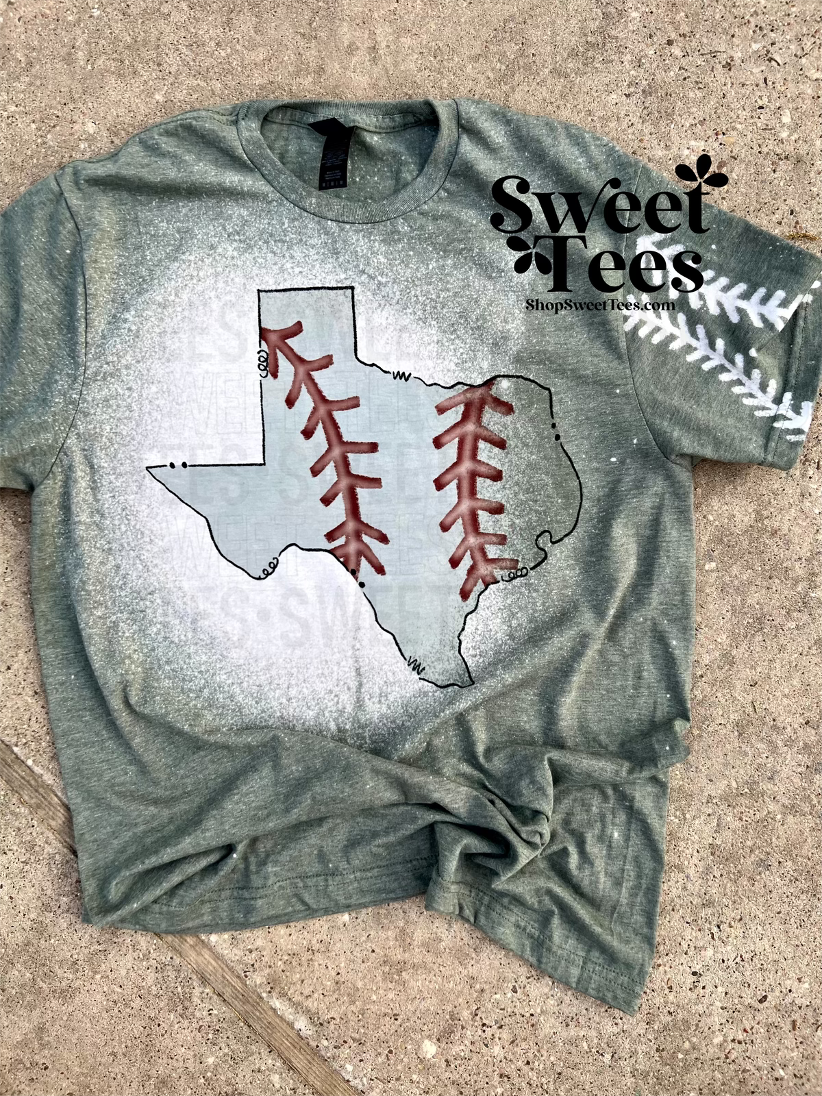 Texas Baseball + Sleeve tee