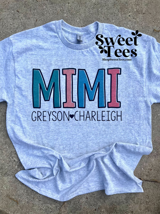 Custom Name + Names tee