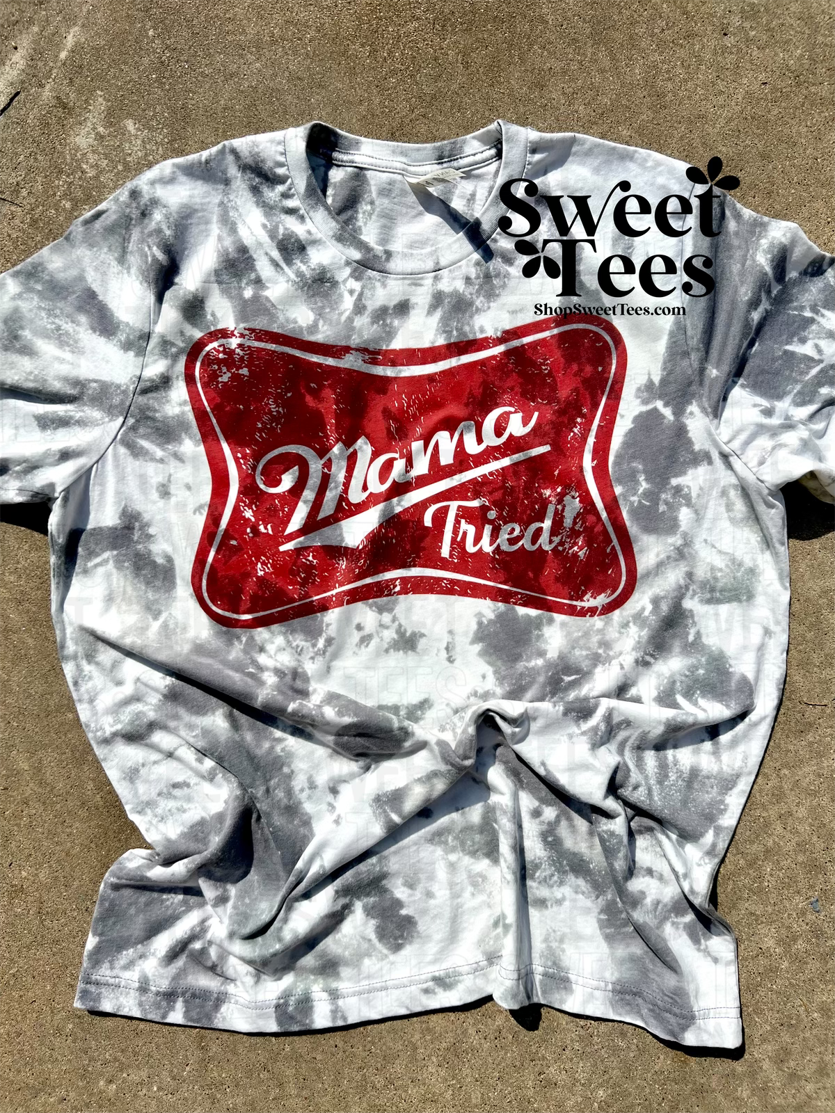 Mama Tried Acid Wash tee