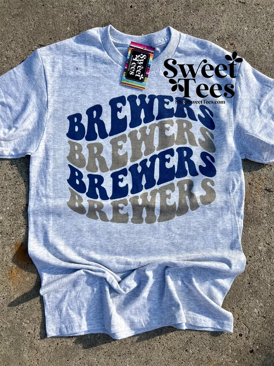 Brewers Bulge Wave tee