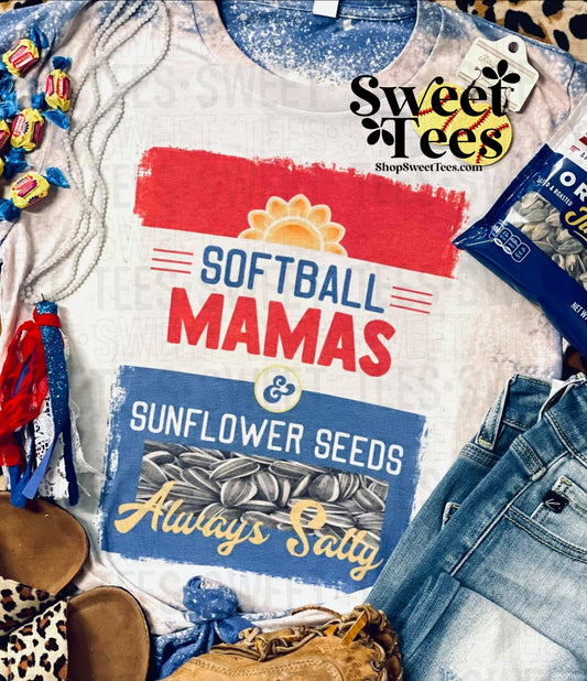 Softball Mamas Sunflower Seeds tee