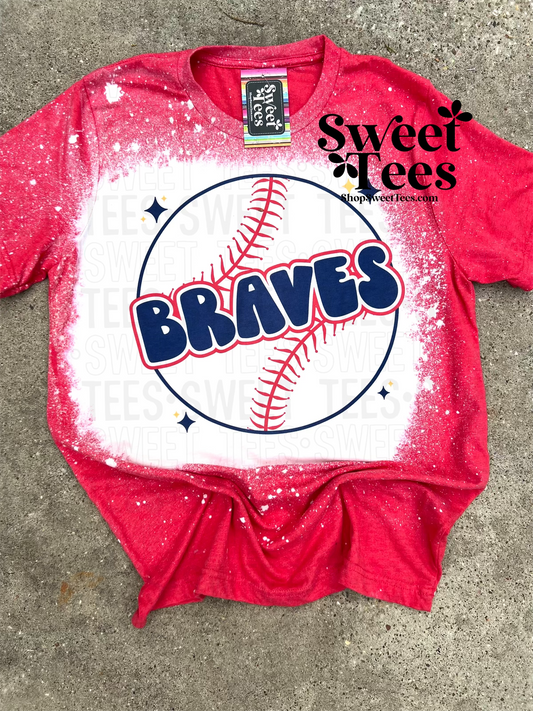 Braves Retro Baseball tee