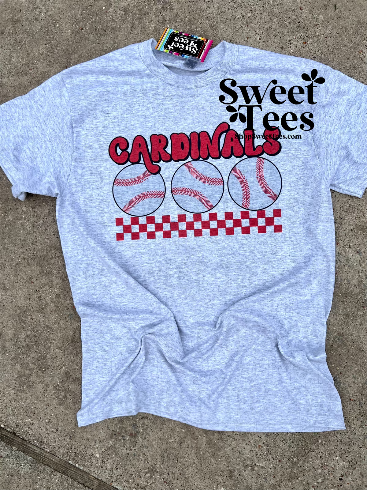 Cardinals Triple Ball tee