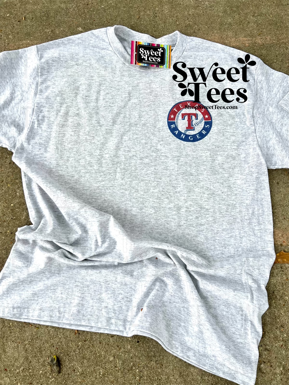 Rangers Retro Wave Pocket tee