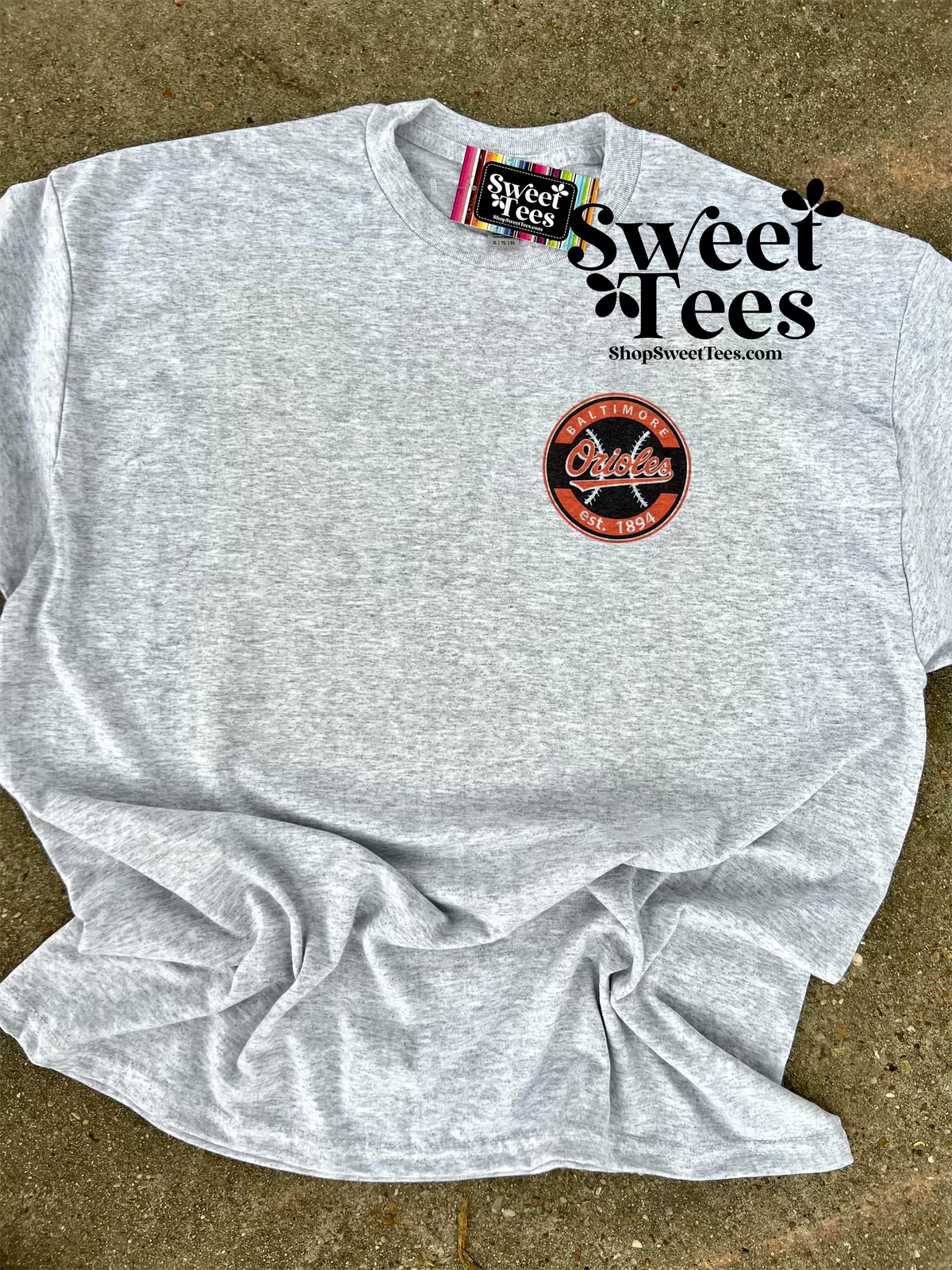 Orioles Retro Wave Pocket tee
