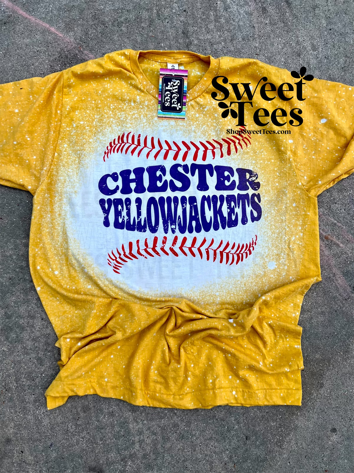 Chester Yellowjackets Baseball tee