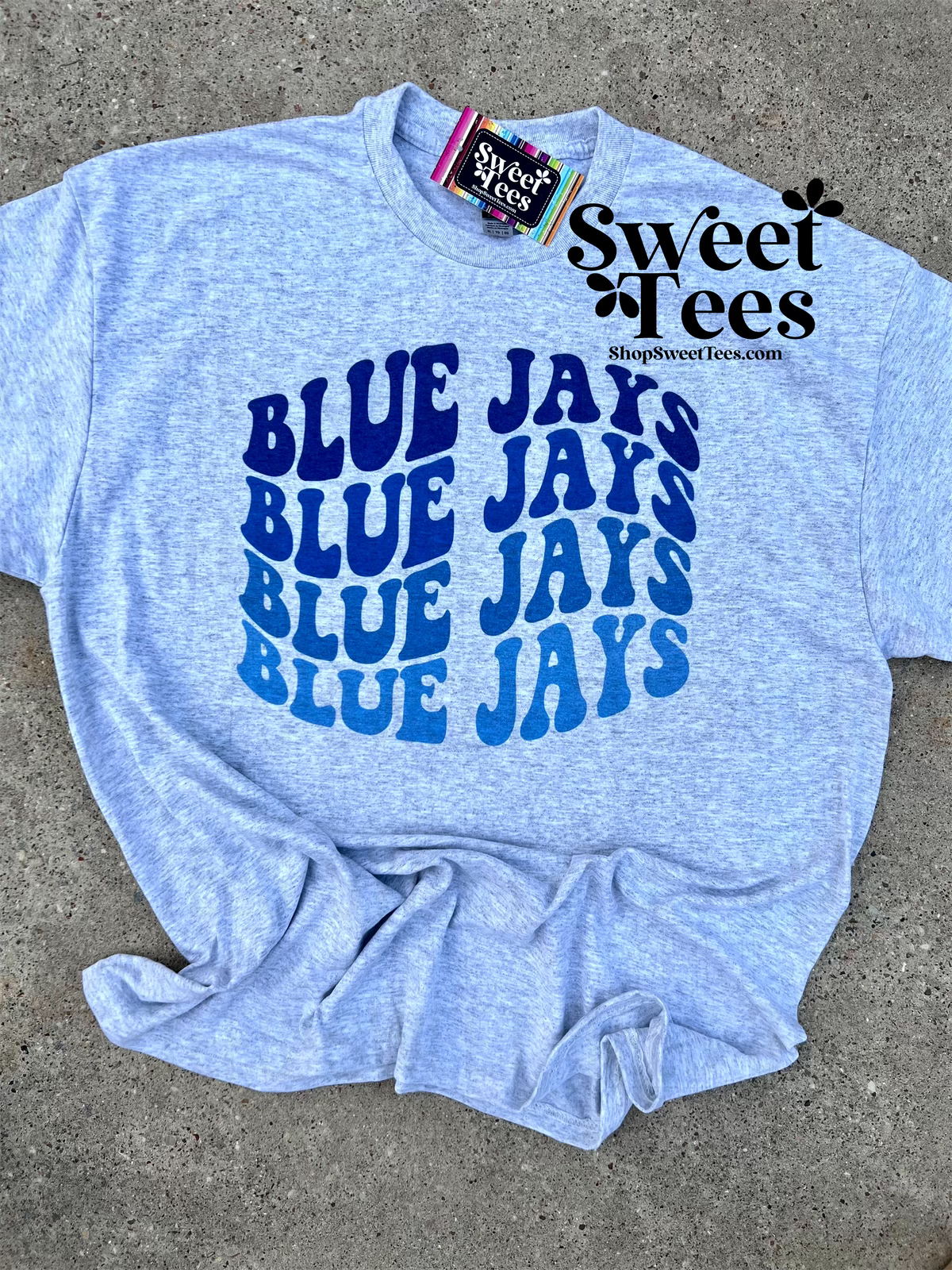 Bluejays Bulge Wave tee