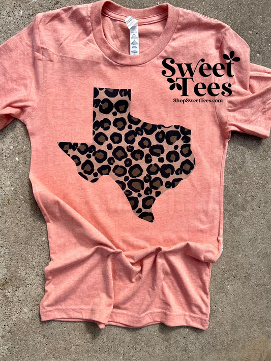 Leopard Texas tee
