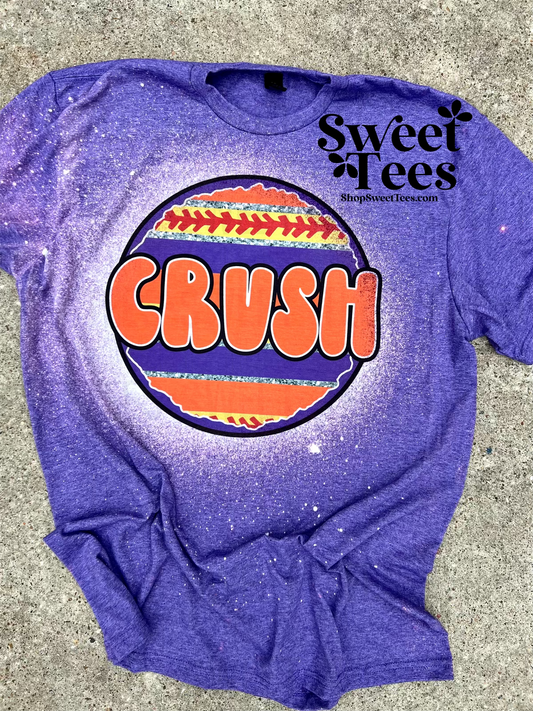 Crush Stripe Softball Circle tee