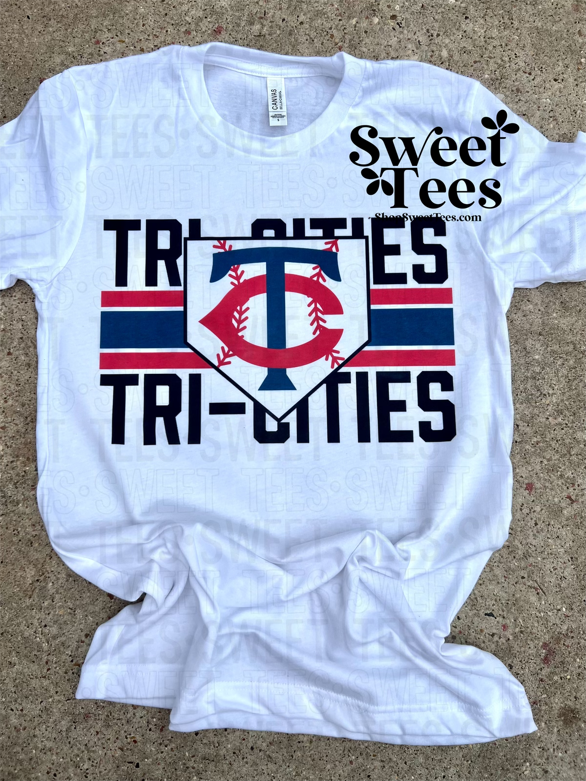 Tri-Cities Double Team tee