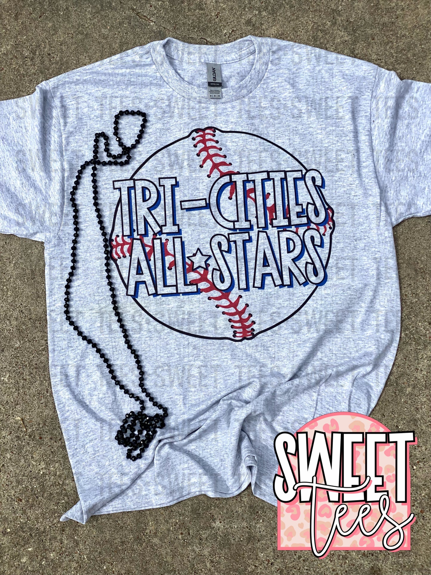 Tri-Cities All-Stars Baseball tee
