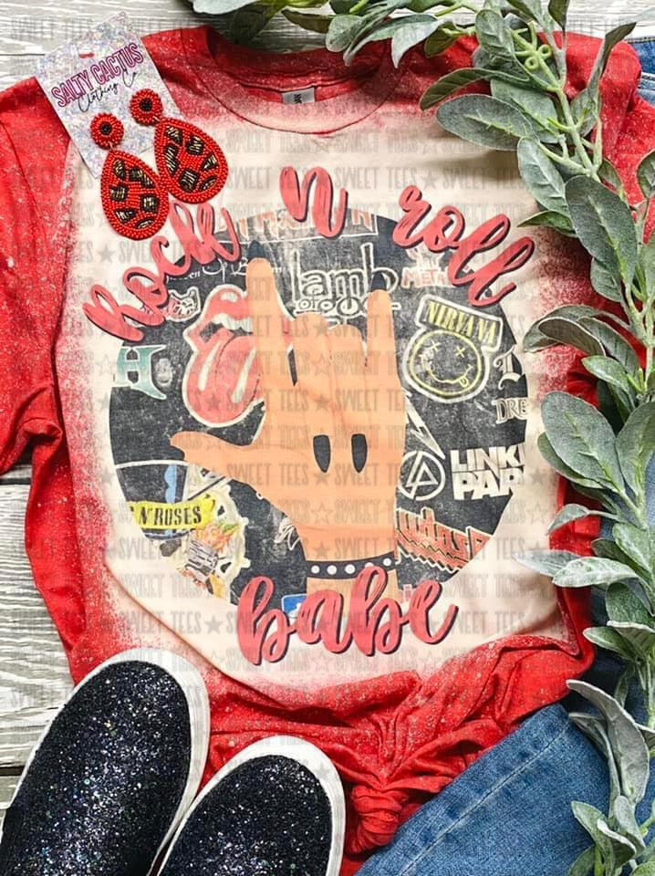 Rock N Roll Babe tee