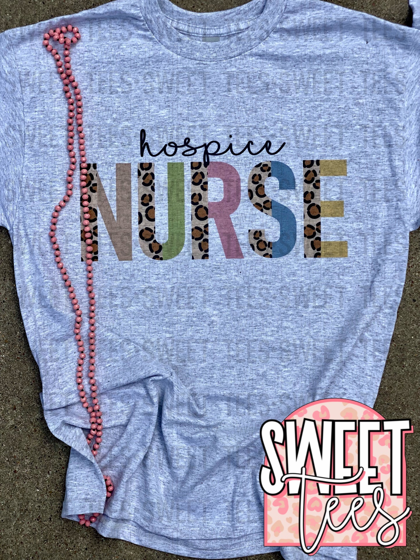 Leopard Hospice Nurse tee