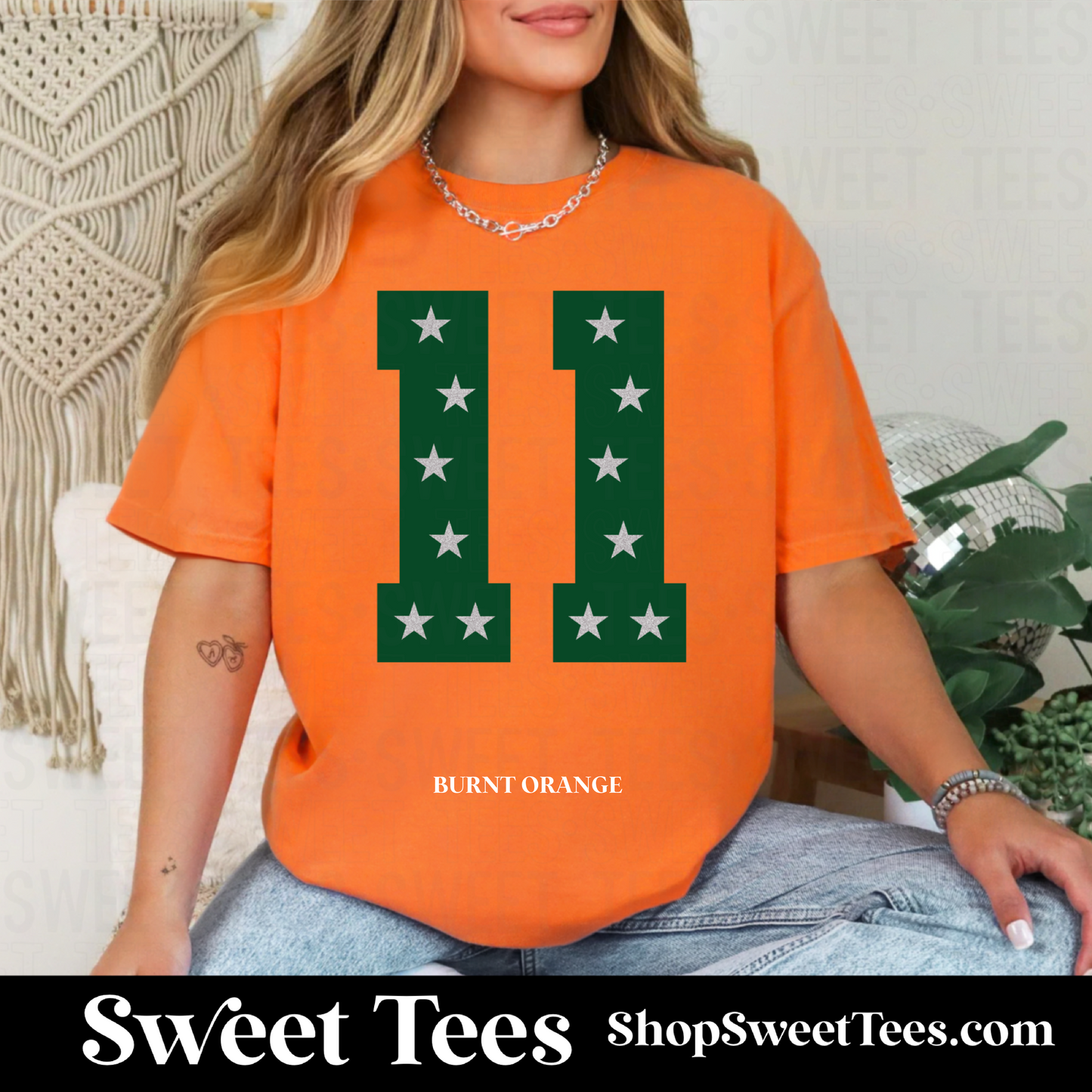 Custom Sports Star Number tee