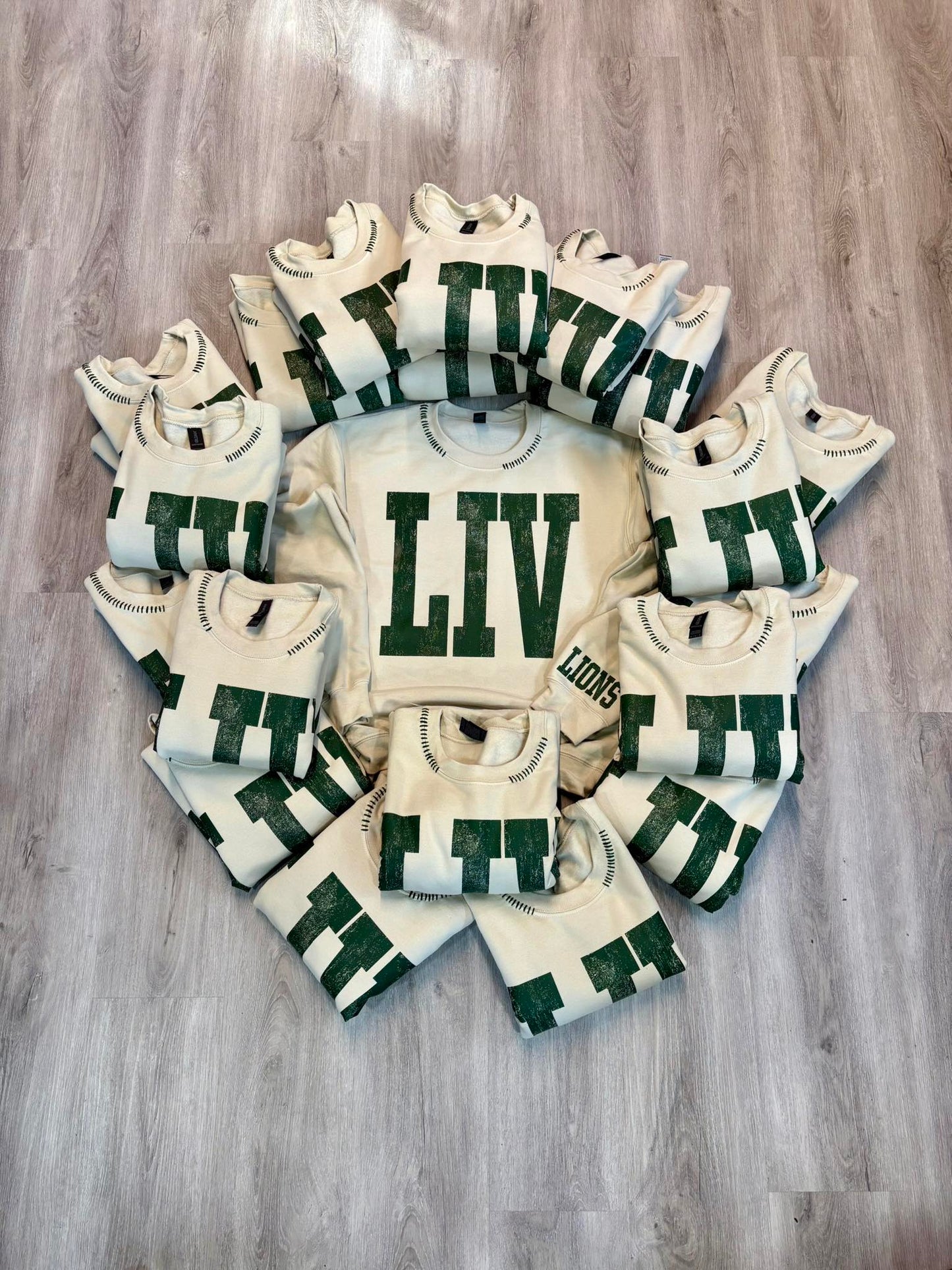 LIV Washed 377 Hand Stitched Sweatshirt - Preorder