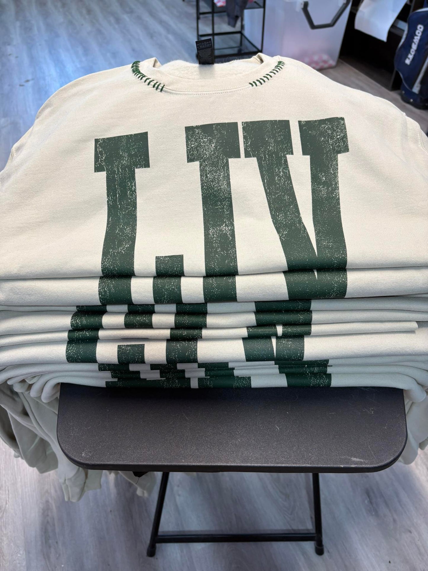 LIV Washed 377 Hand Stitched Sweatshirt - Preorder