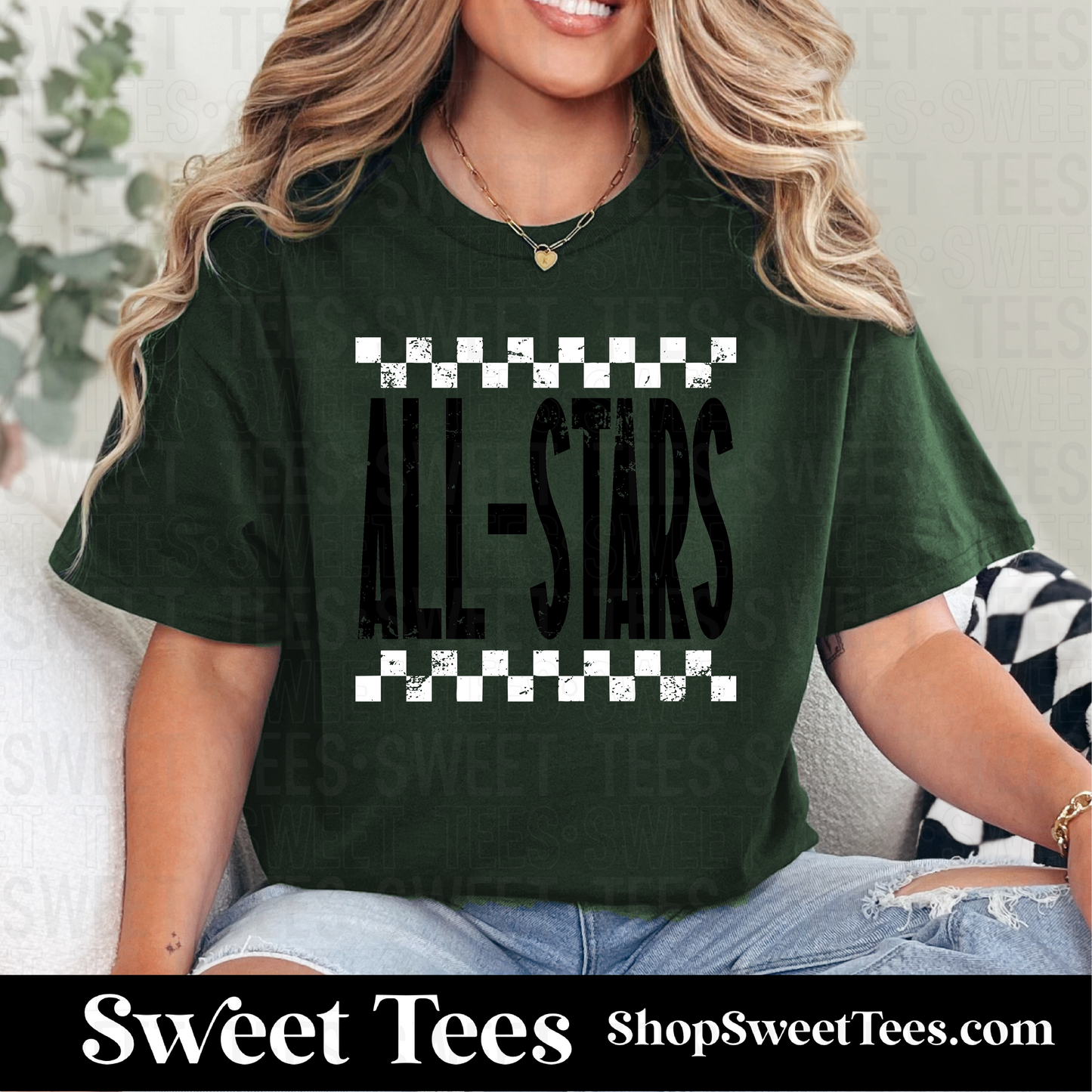 All-Stars Distress Checker 061 tee