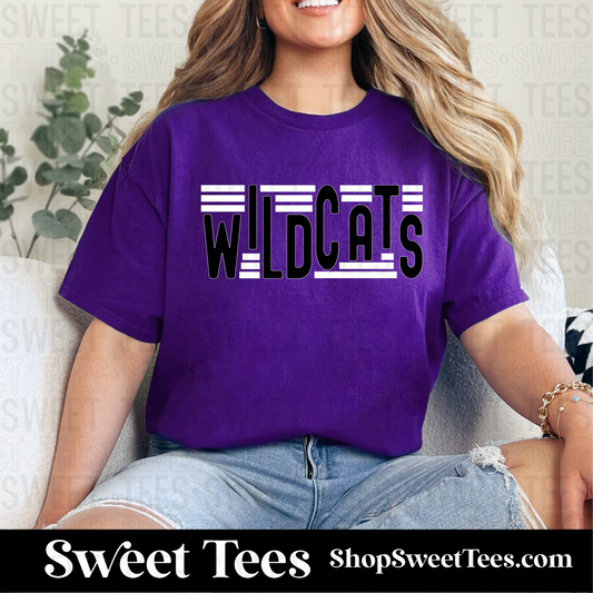 Wildcats Stagger Spirit 065 tee - Purple