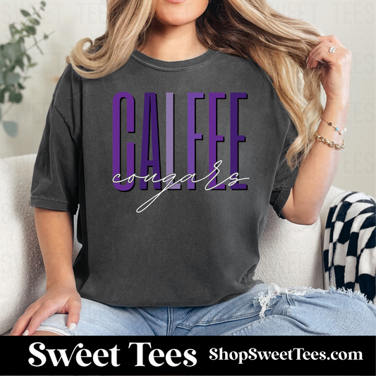 Calfee Ombre Script 135 tee