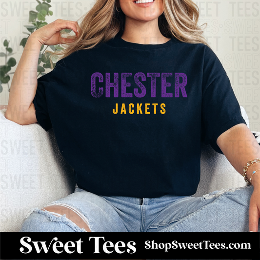 Chester Vintage Rough Text 142 tee
